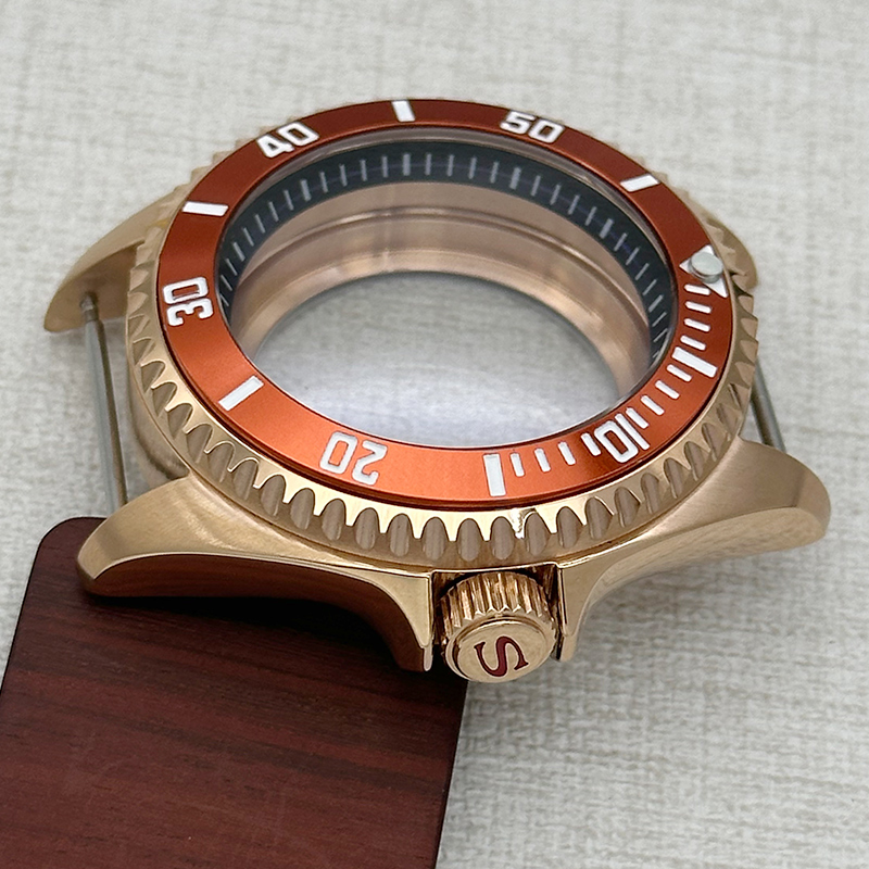 Bronze Case Watch - 42mm SKX007 SKX009 Case Domed Double-Layer