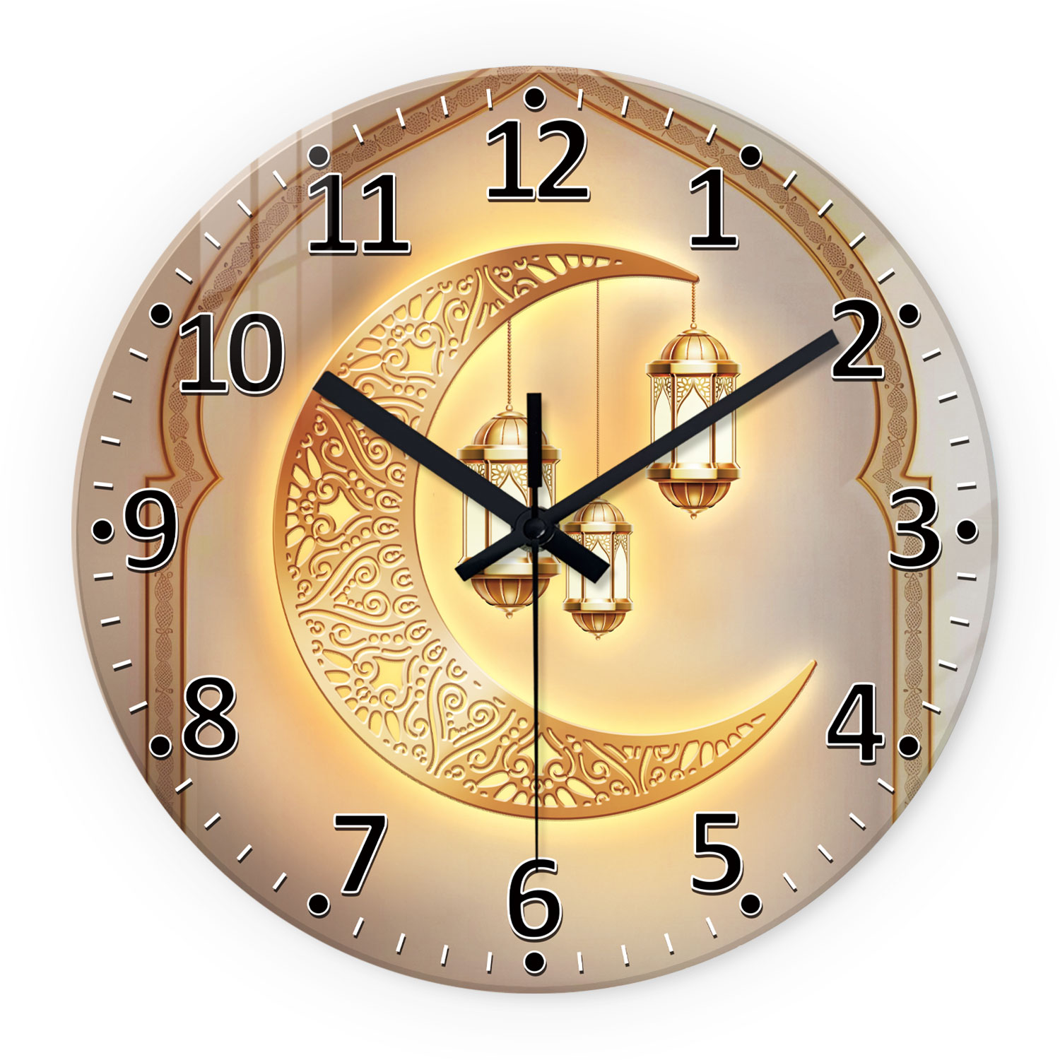 Luxury Watch Wall Clock - A Modern Accessible Luxury Golden Moon