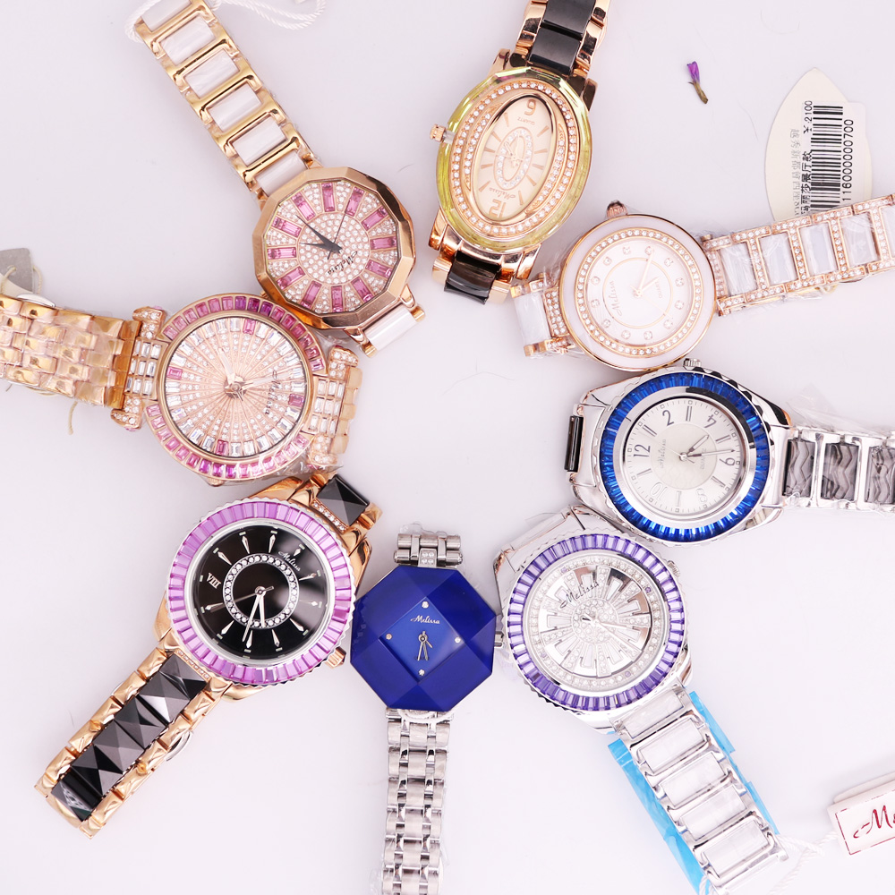 Luxury Watch Discount - SALE!!! Discount Melissa Ceramic Crystal Rhinestones