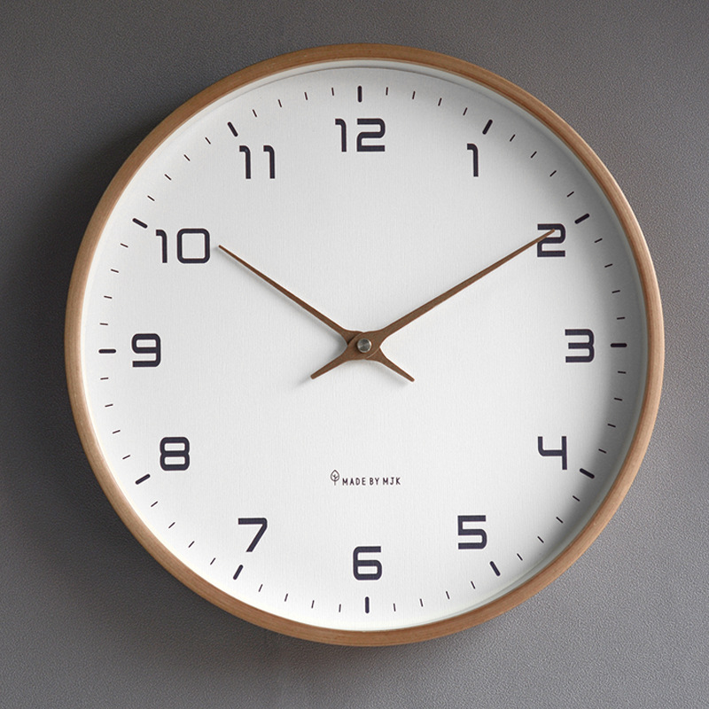Luxury Watch Wall Clock - Nordic Solid Wood Wall Clock Living