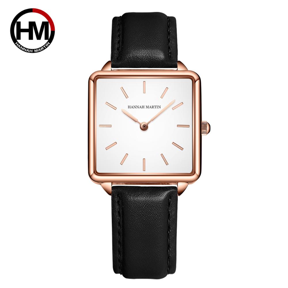 Luxury Watch Brand For Women - Genuine Leather Strap Japan Quartz Movement