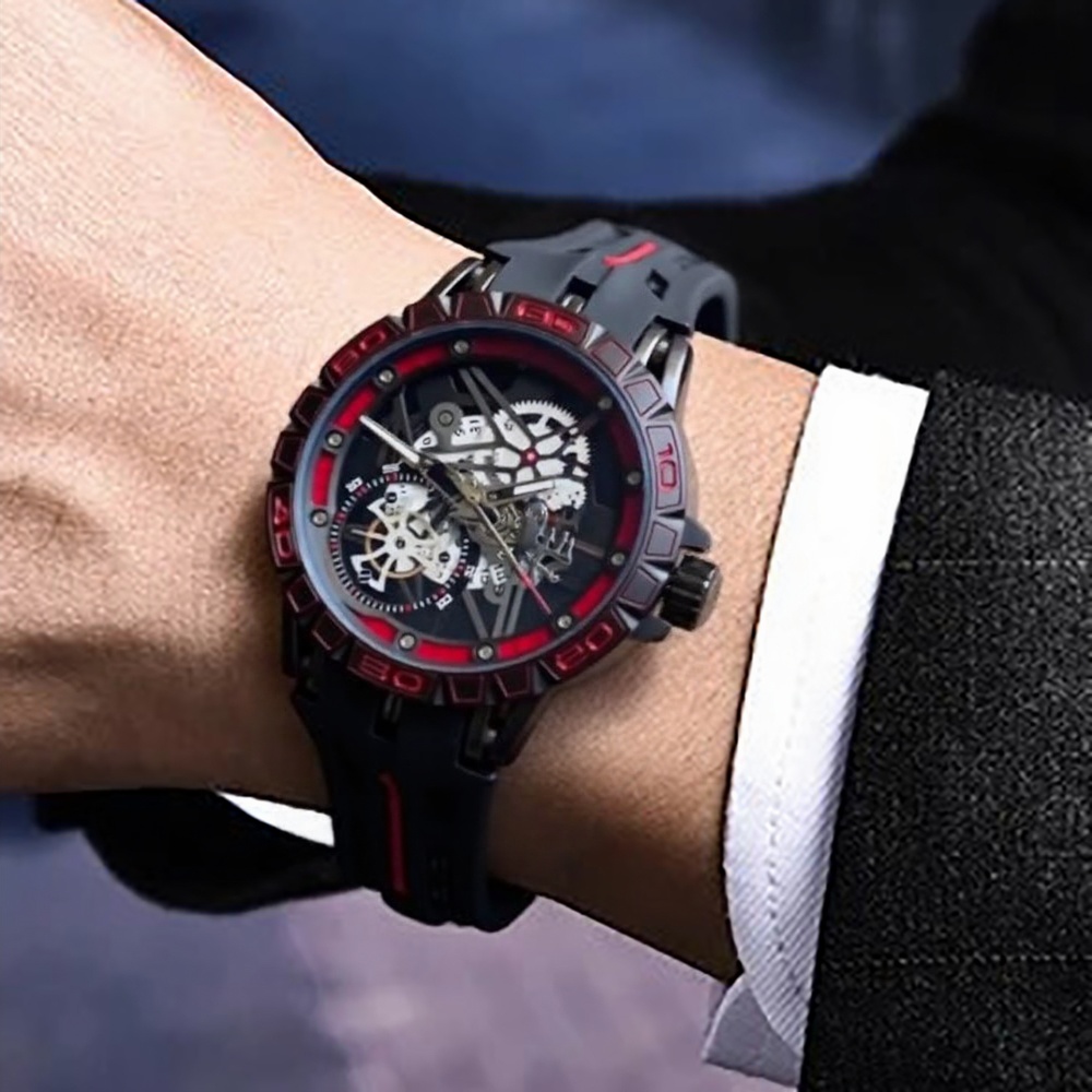 Luxury Watch Rubber Strap - Luxury 3D Creative 2025 Quartz Watches