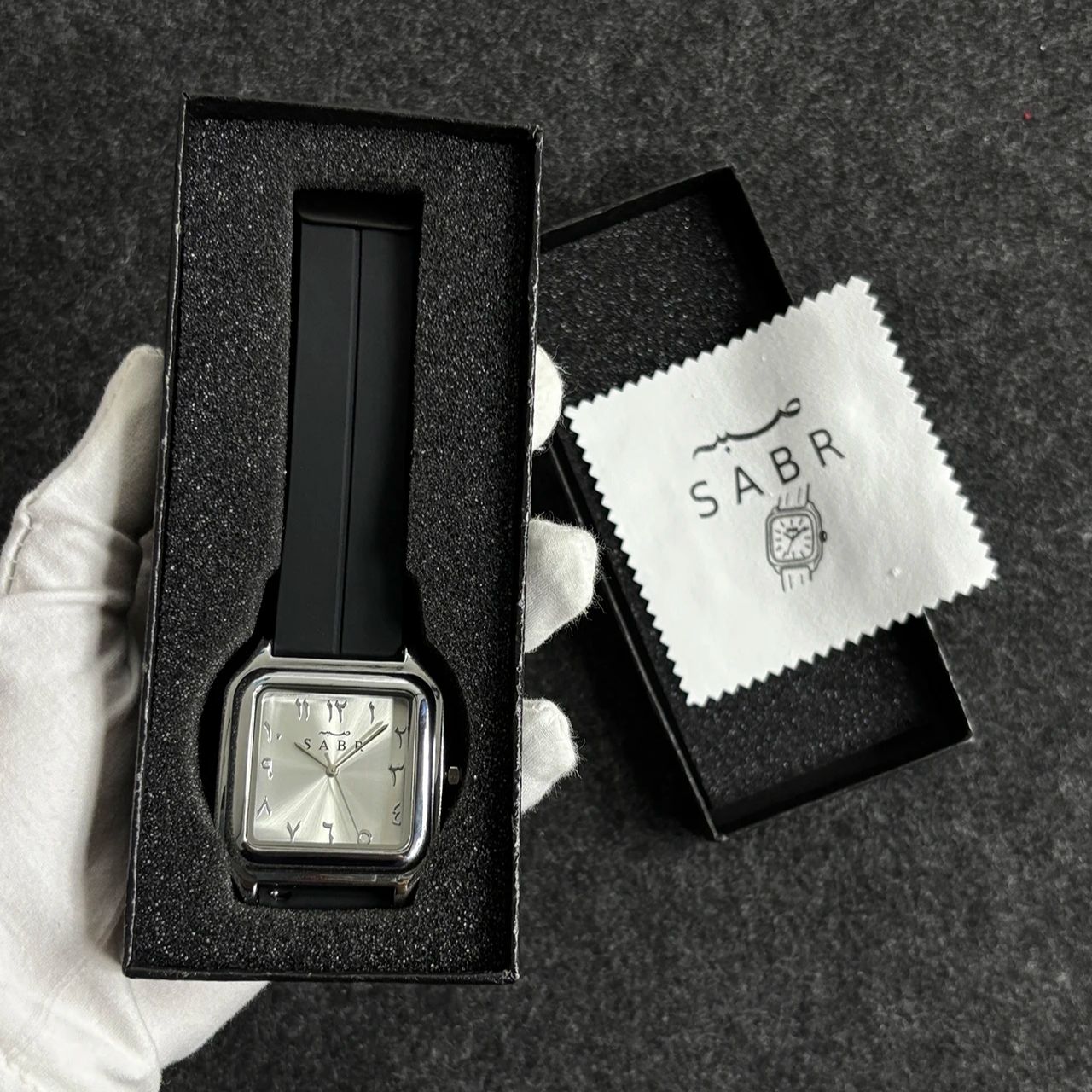 Luxury Watch Rubber Strap - SABR Arabic Numeral Watch Men Alloy