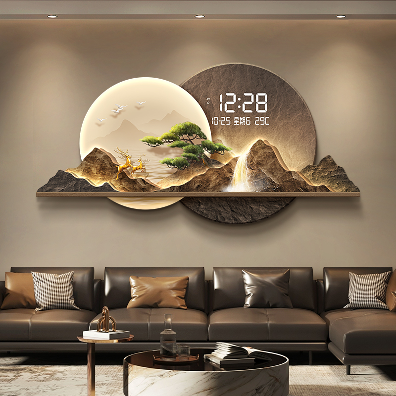 Luxury Watch Wall Clock - Nordic Modern Wall Watch Digital Luxury