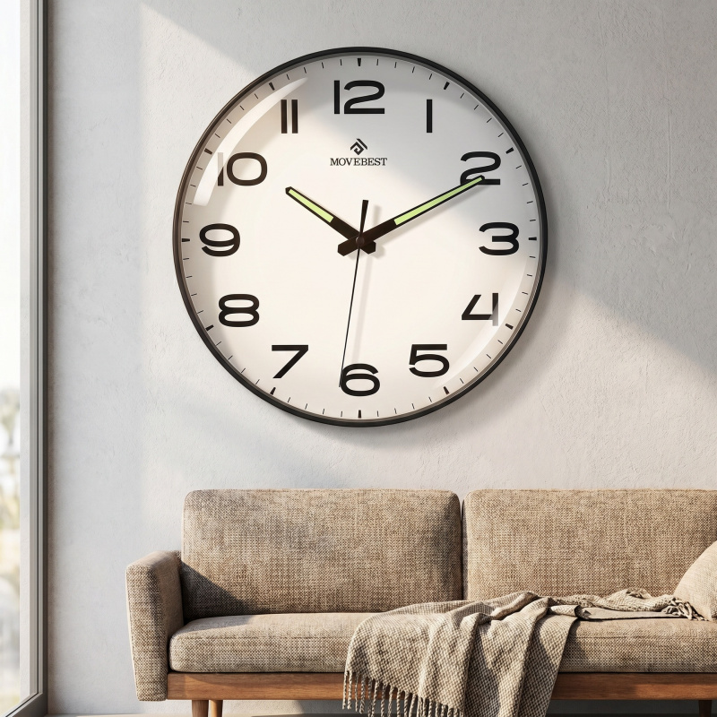 Luxury Watch Wall Clock - Light Luxury Minimalist 12inch Living Room