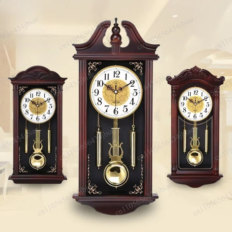 Luxury Watch Wall Clock - Silent Swing Wall Watches Vintage Clock