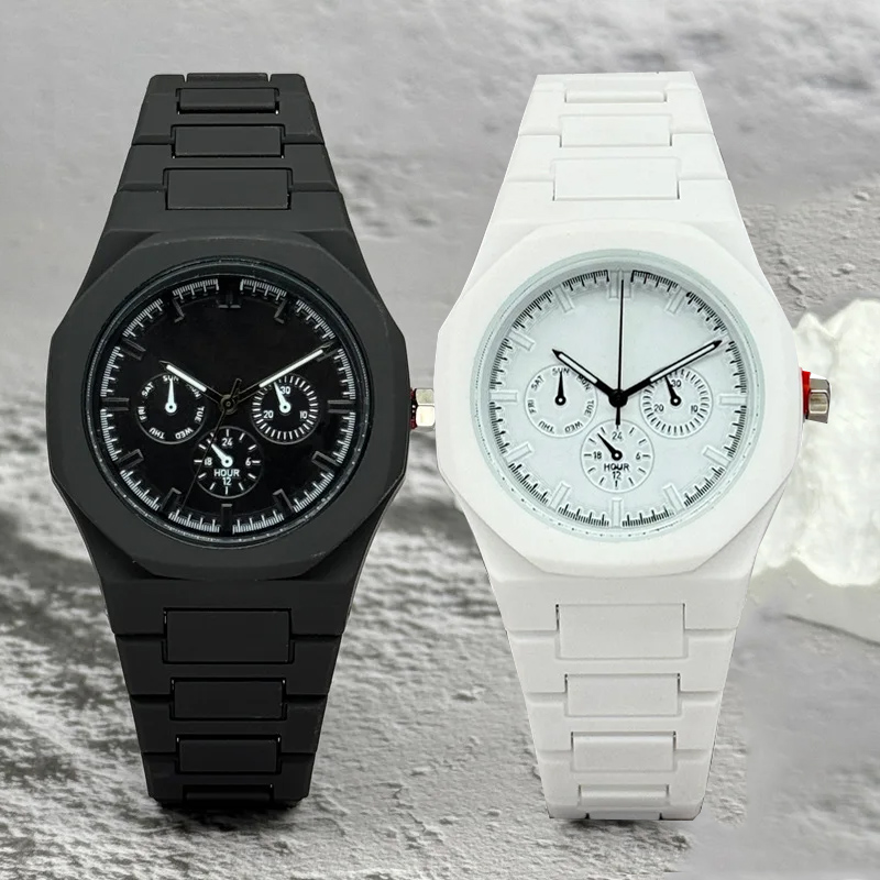 Luxury Watch Life - Famous Brand Fake Three-Eyed Dial Men