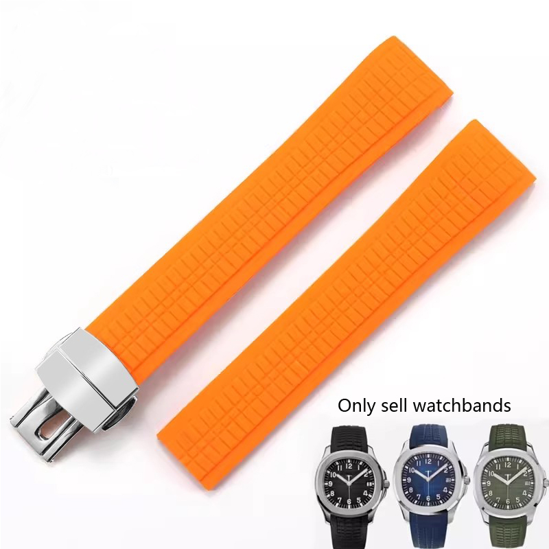 Patek Philippe Watch Aquanaut - Soft Rubber Watch Band Aquanaut Fits