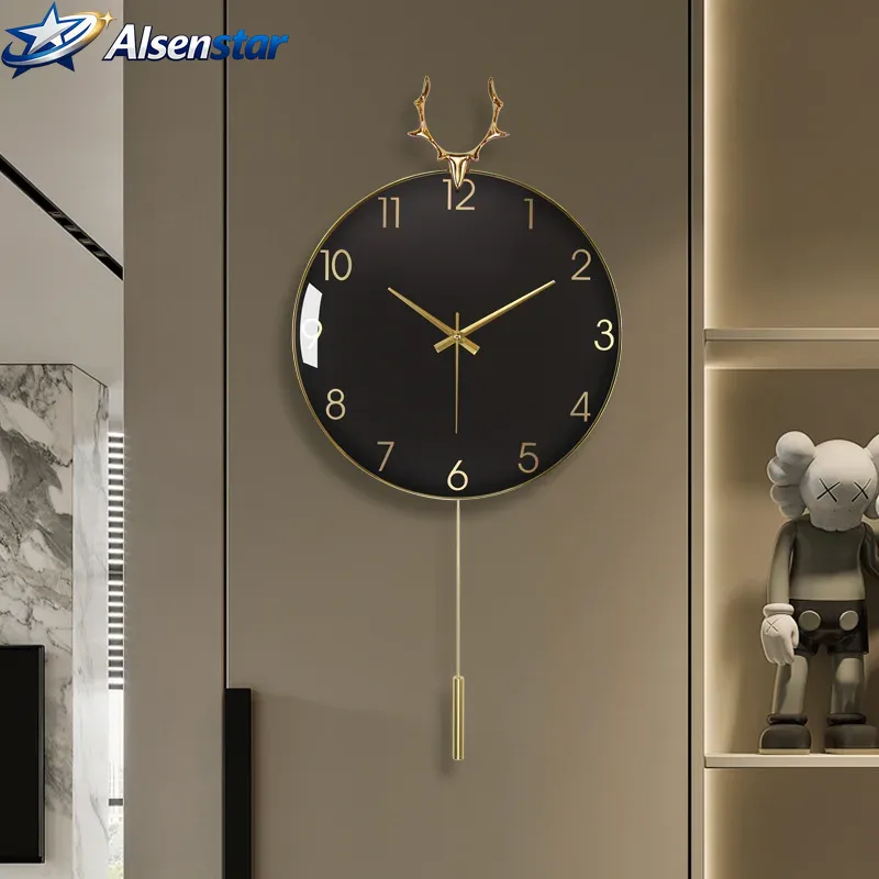 Nordic Luxury Wall Clock for H - Luxury Watch Wall Clock ulasan dan harga