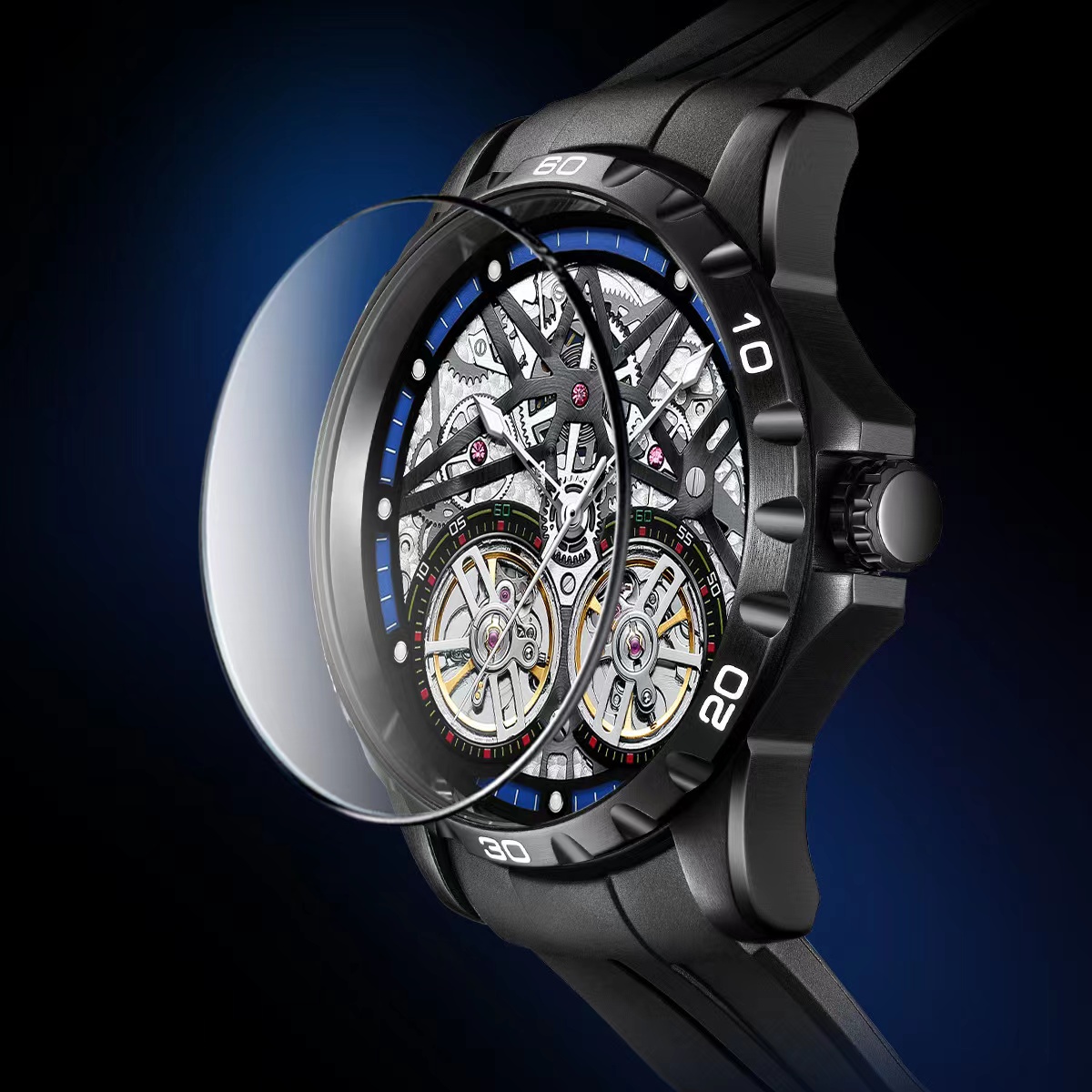 Mark Fairwhale Men's Watches W - Luxury Watch Rubber Strap ulasan dan harga
