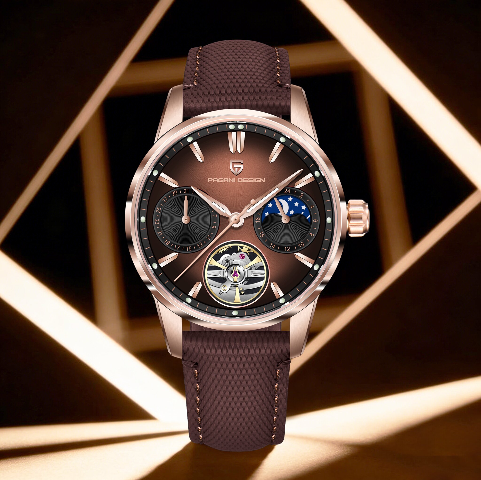 PAGANI DESIGN Limited Edition  - Moonphase Complication Watch ulasan dan harga