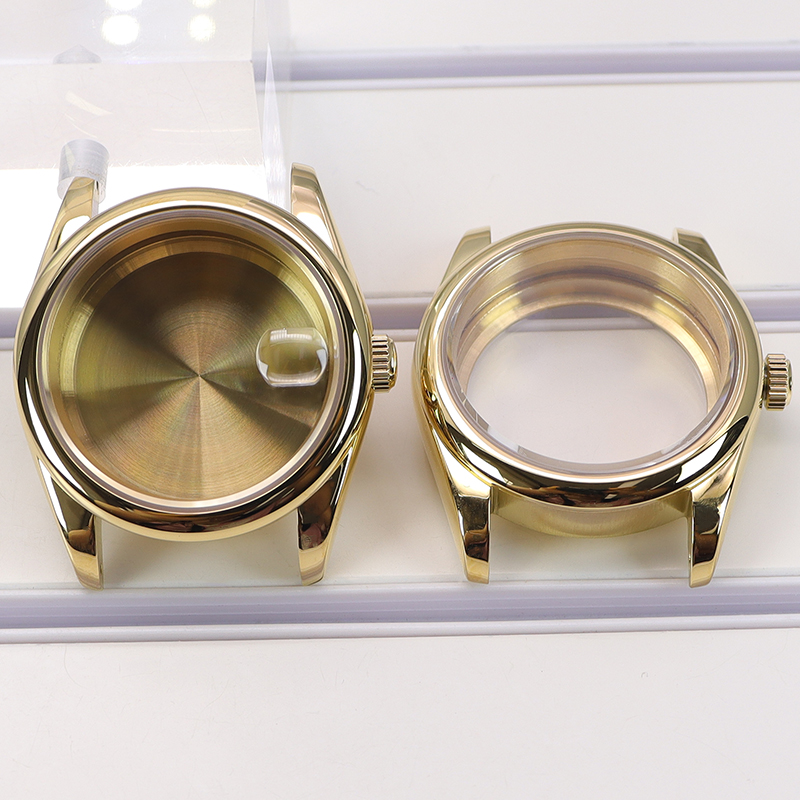 FENYA 36mm 40mm Gold Round Edg - Bronze Case Watch ulasan dan harga