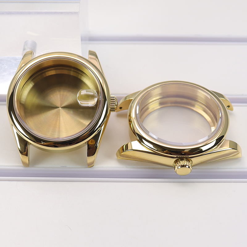 FENYA 36mm 40mm Gold Round Edg - Bronze Case Watch ulasan dan harga