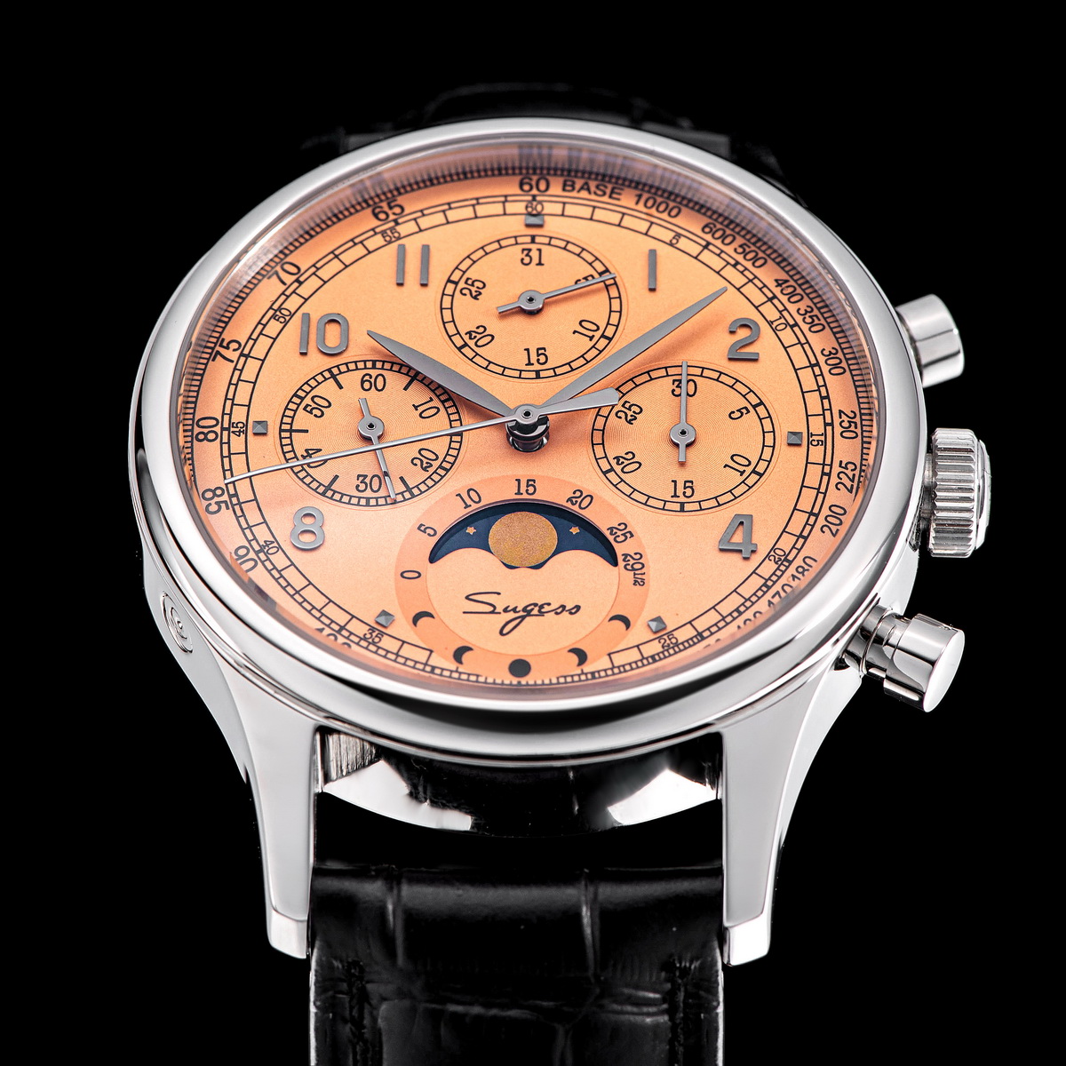 Sugess Watch of Men Chronograp - Moonphase Complication Watch ulasan dan harga