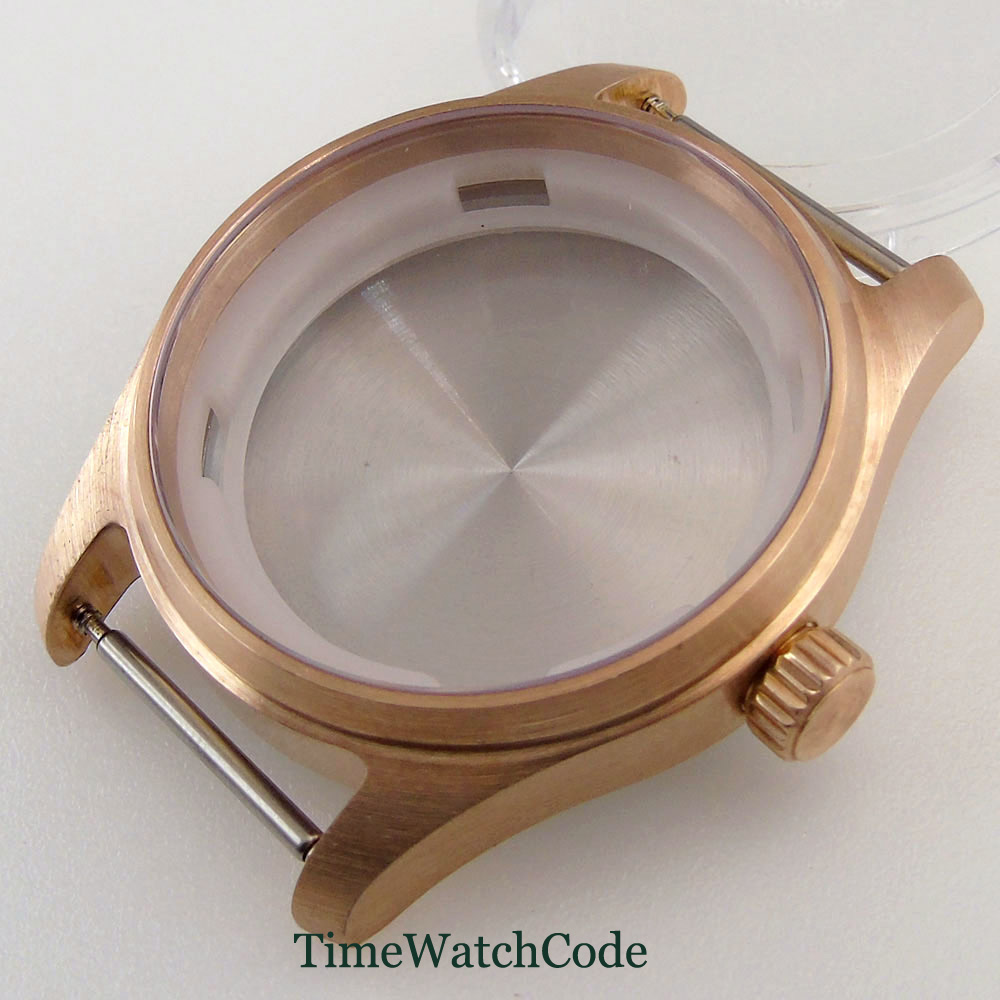 39mm Pilot Diver Watch Case So - Bronze Case Watch ulasan dan harga