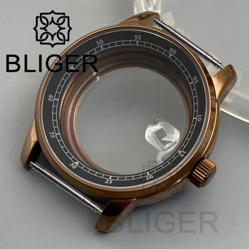 BLIGER 38mm Bronze Brass Divin - Bronze Case Watch ulasan dan harga