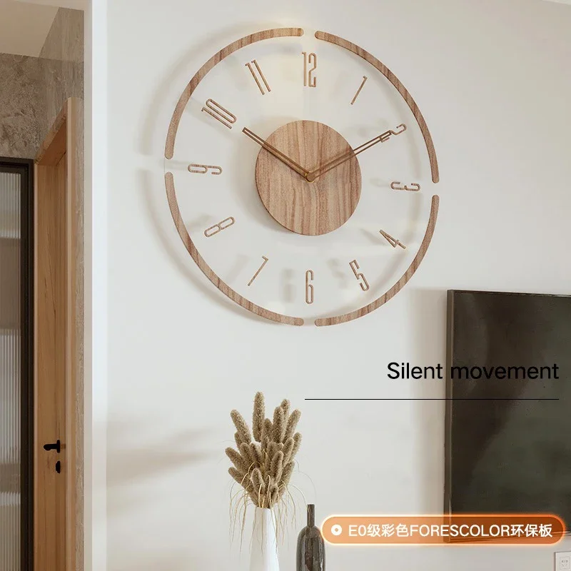 Acrylic Transparent Wall Clock - Luxury Watch Wall Clock ulasan dan harga