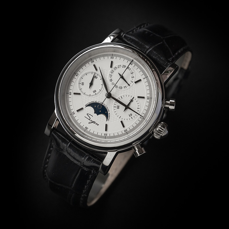 Sugess Mechanical Men Watch Or - Moonphase Complication Watch ulasan dan harga