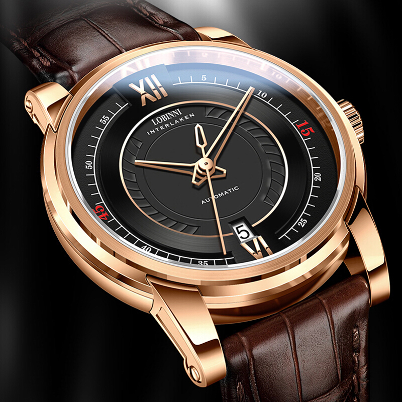 LOBINNI Men's Watch Luxury Swi - Luxury Watch Japan Brand ulasan dan harga