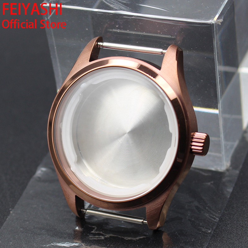 Coffee 40mm Brushed Pilot Watc - Bronze Case Watch ulasan dan harga