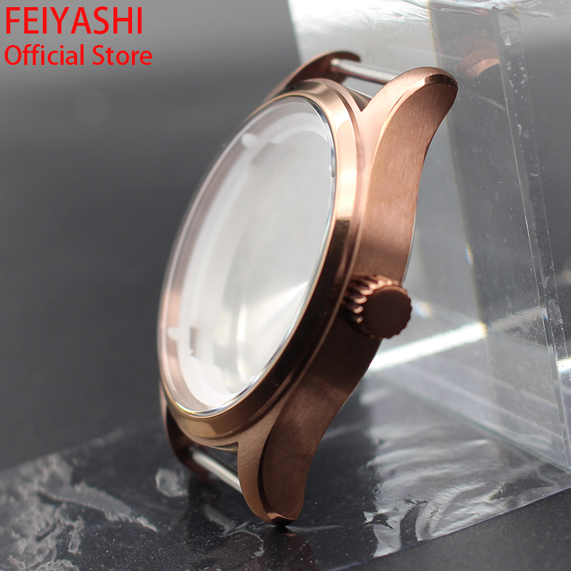 Coffee 40mm Brushed Pilot Watc - Bronze Case Watch ulasan dan harga