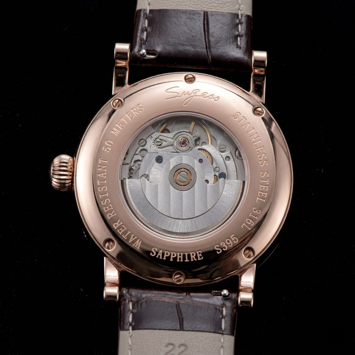 Sugess Men Watches Tianjin ST2 - Moonphase Complication Watch ulasan dan harga