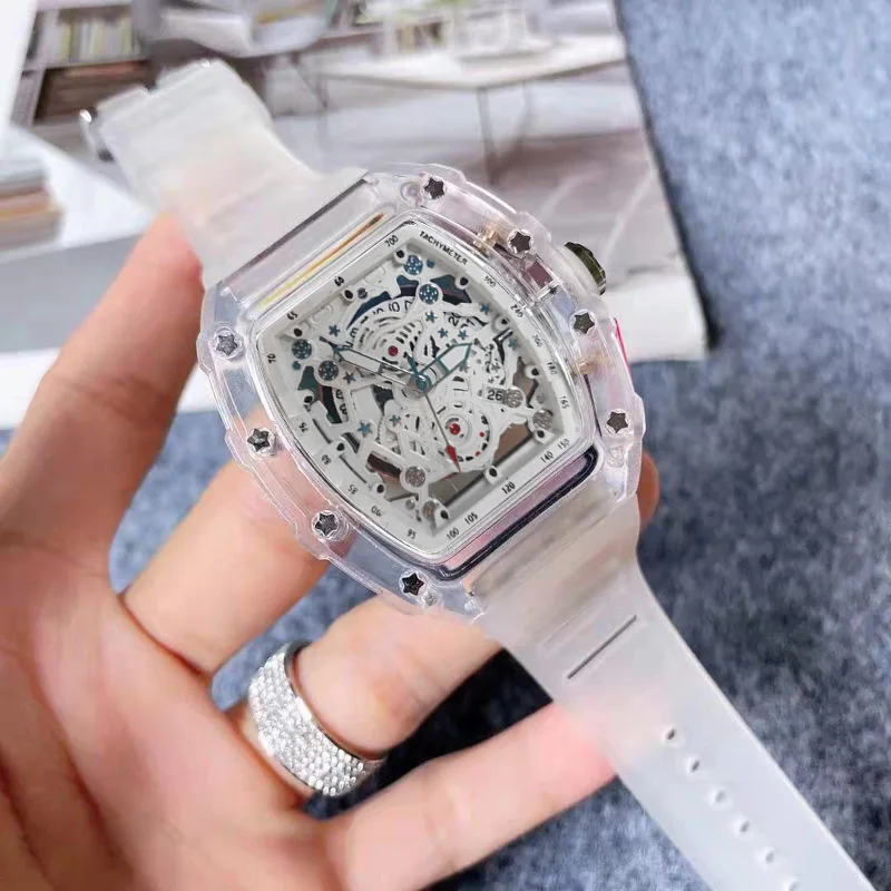 Tonneau Fashion Quartz Watch M - Luxury Watch Rubber Strap ulasan dan harga