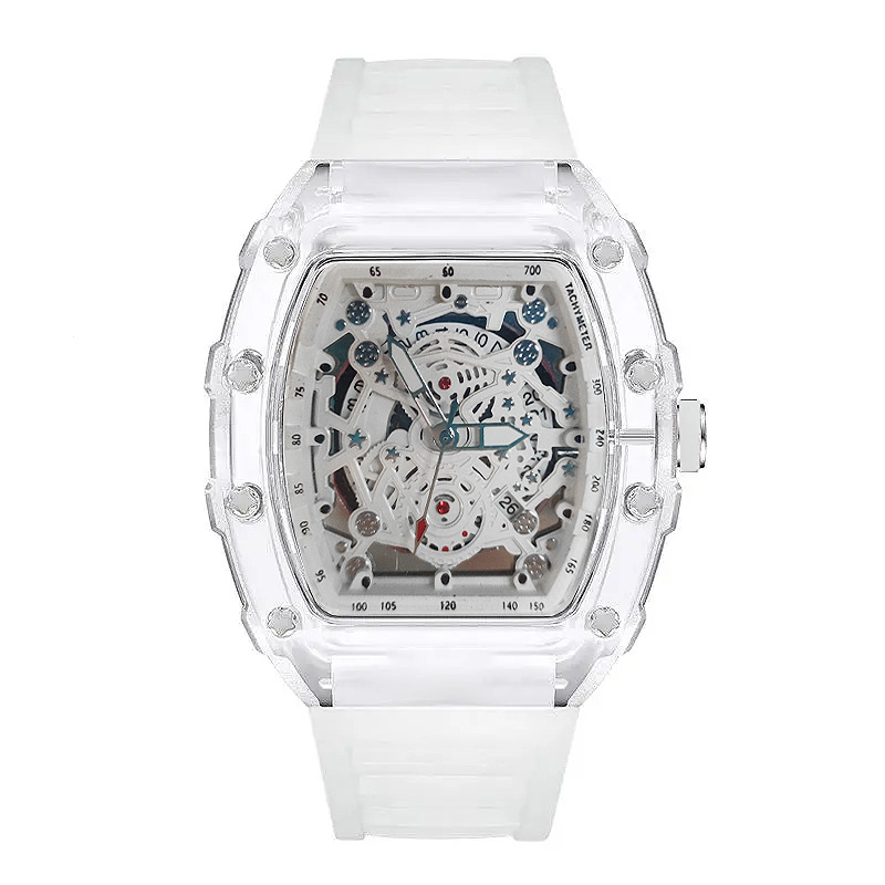 Tonneau Fashion Quartz Watch M - Luxury Watch Rubber Strap ulasan dan harga