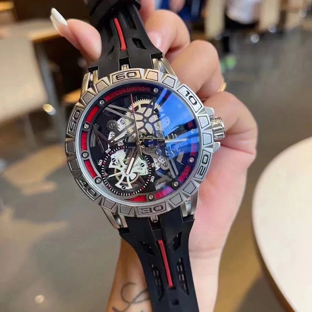 3D Quartz Watches Men Luxury C - Luxury Watch Rubber Strap ulasan dan harga