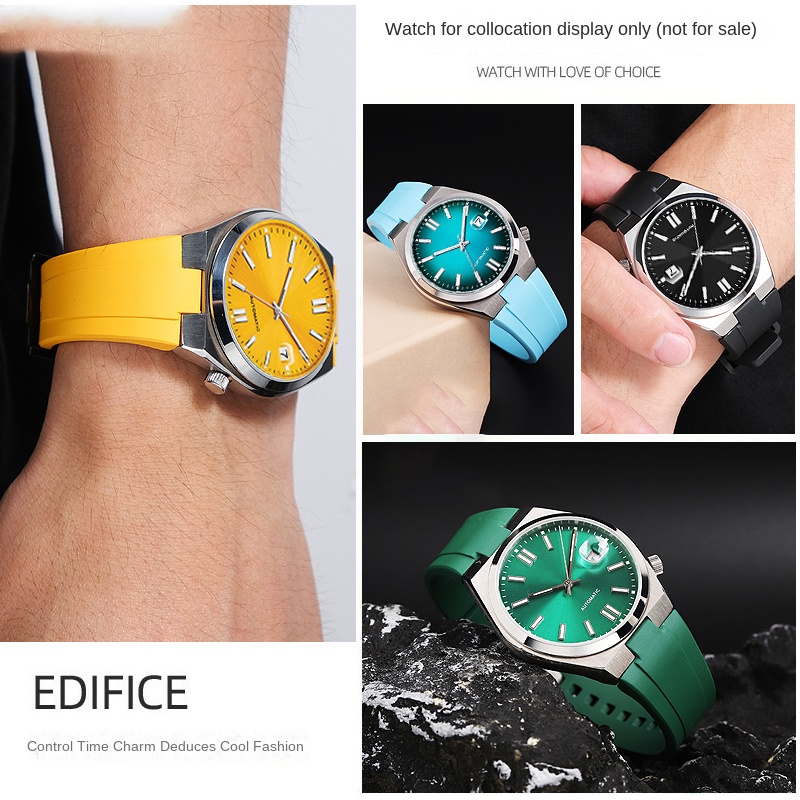 9x26mm FKM Fluoro Rubber Strap - Citizen Watch Tsuyosa ulasan dan harga