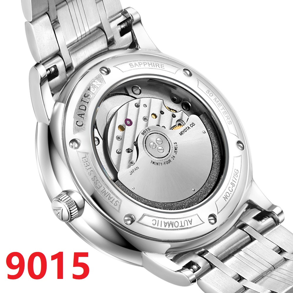CADISEN Ultra-thin Mechanical  - Luxury Watch Japan Brand ulasan dan harga