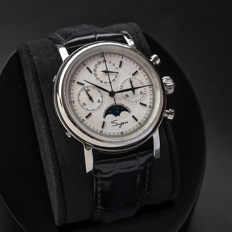 Sugess Men Watch Original Move - Moonphase Complication Watch ulasan dan harga