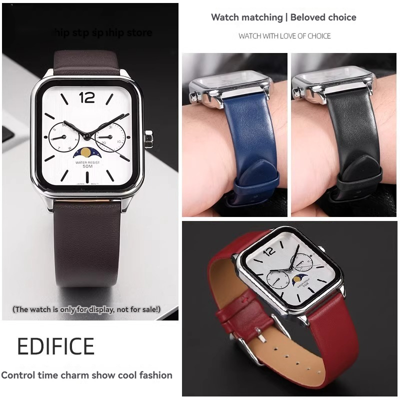 20mm Cowhide Watch Strap For C - Moonphase Complication Watch ulasan dan harga
