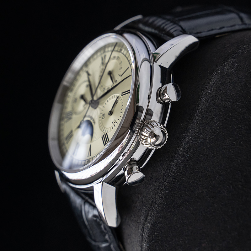 Sugess Men Watch ST1908 Swanne - Moonphase Complication Watch ulasan dan harga