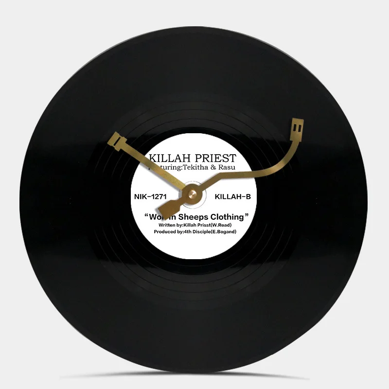 12 Inches Vinyl Record Retro C - Luxury Watch Wall Clock ulasan dan harga