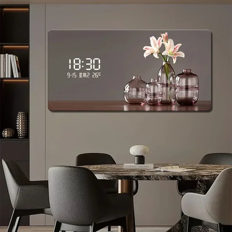 Large Size Abstract Geometric  - Luxury Watch Wall Clock ulasan dan harga