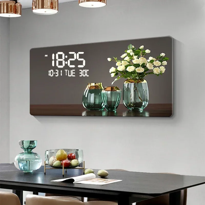 Large Size Abstract Geometric  - Luxury Watch Wall Clock ulasan dan harga