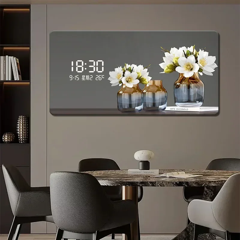 Large Size Abstract Geometric  - Luxury Watch Wall Clock ulasan dan harga