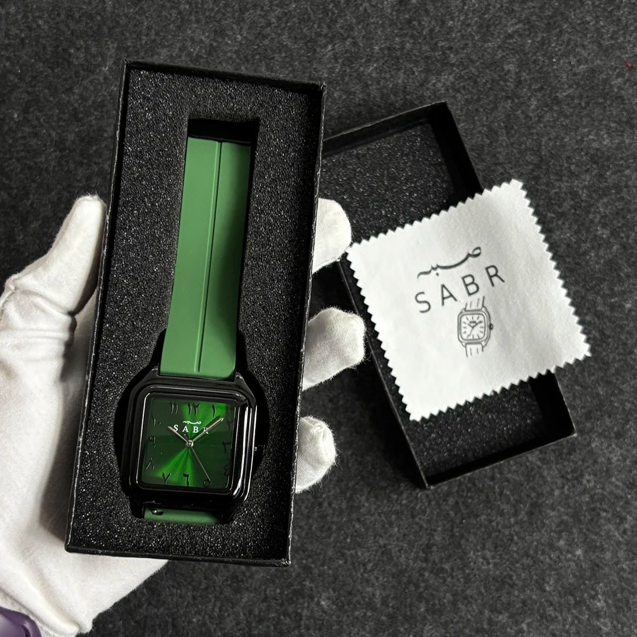 SABR Arabic Numeral Watch Men  - Luxury Watch Rubber Strap ulasan dan harga
