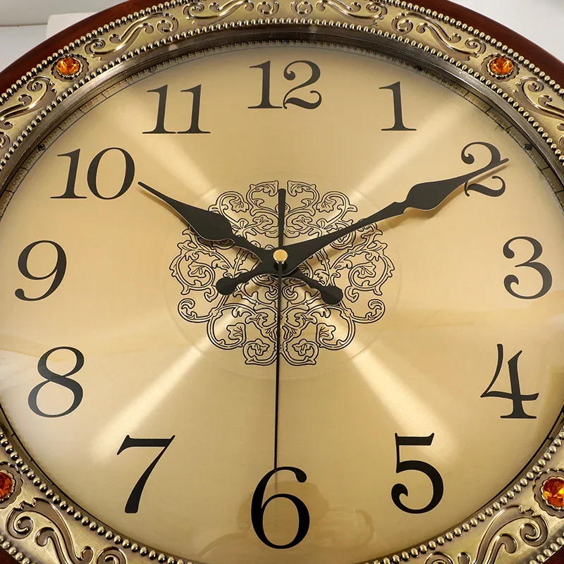 Luxury Wood Wall Clock Metal R - Luxury Watch Wall Clock ulasan dan harga