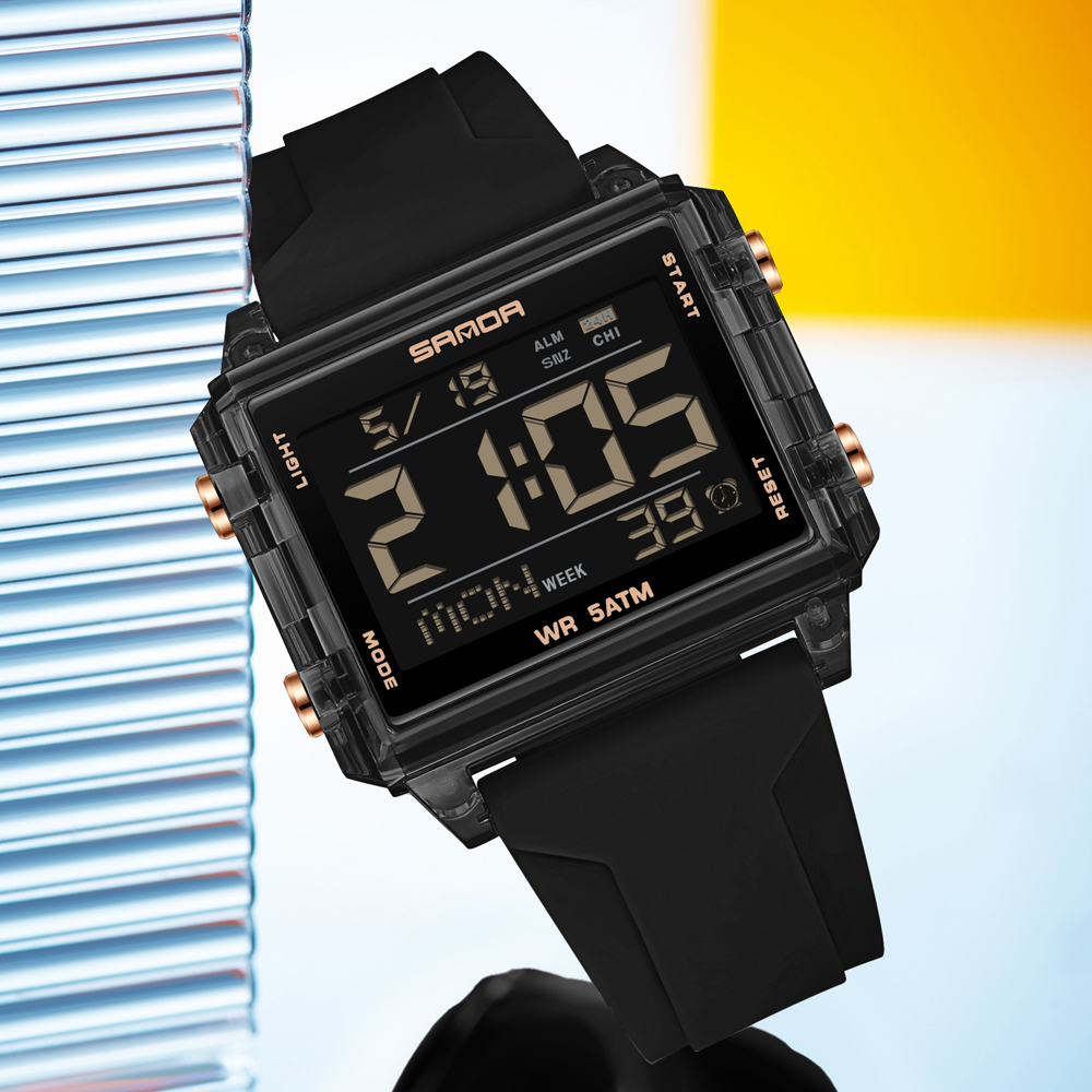 SANDA Brand Fashion LED Watch  - Luxury Watch Brands In World ulasan dan harga