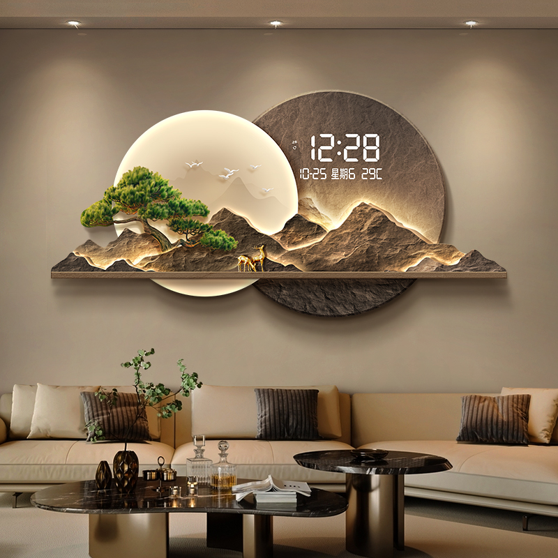 Nordic Modern Wall Watch Digit - Luxury Watch Wall Clock ulasan dan harga