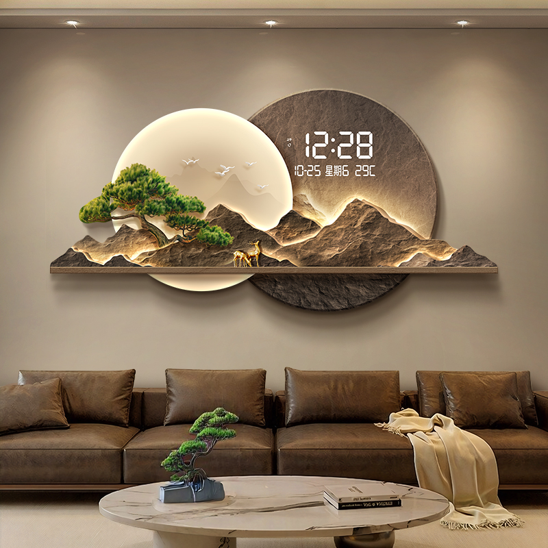 Nordic Modern Wall Watch Digit - Luxury Watch Wall Clock ulasan dan harga