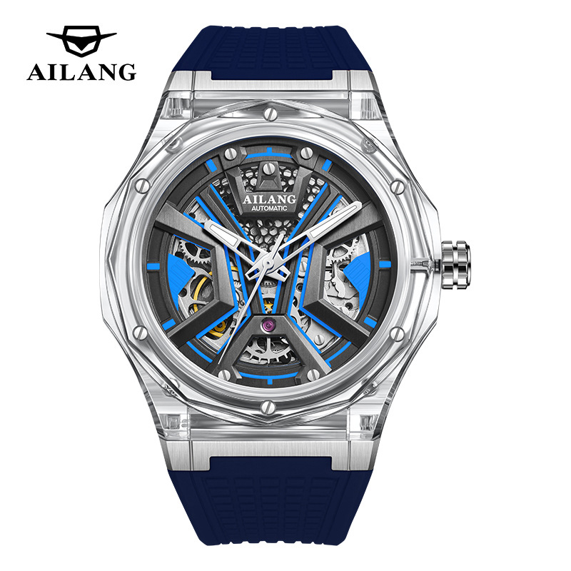 AILANG Brand Sports Men Mechan - Luxury Watch Rubber Strap ulasan dan harga