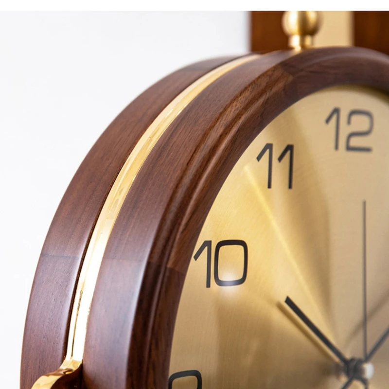Light Luxury Silent Metal Wall - Luxury Watch Wall Clock ulasan dan harga