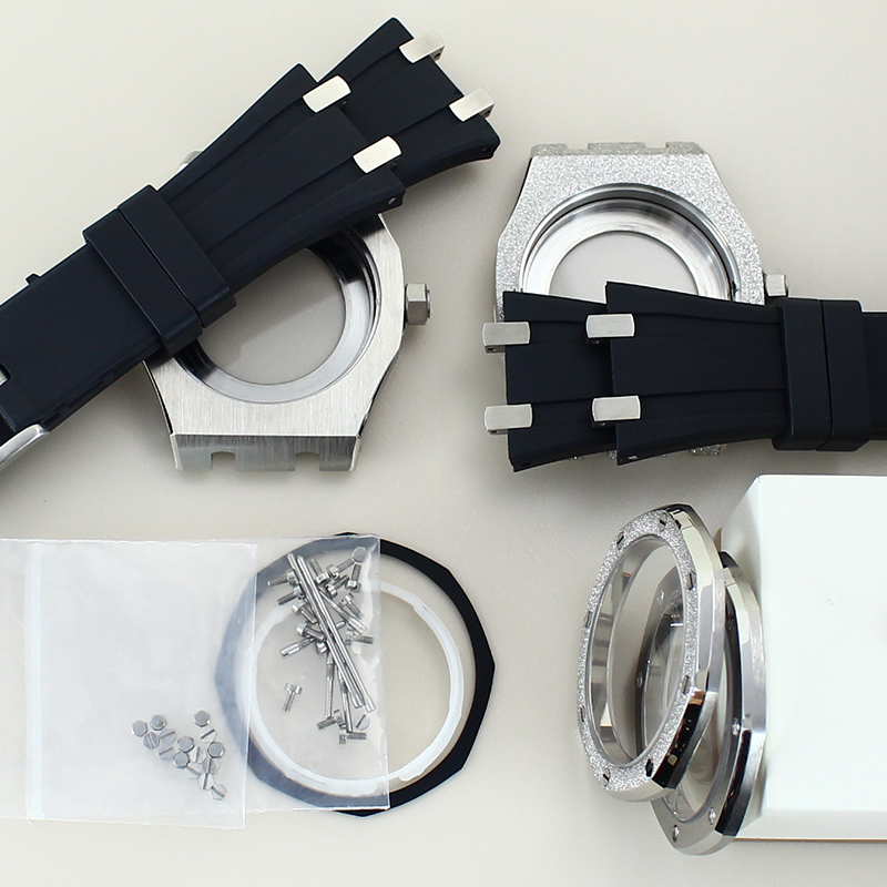 silvery 41mm Luxury Men Watch  - Luxury Watch Rubber Strap ulasan dan harga
