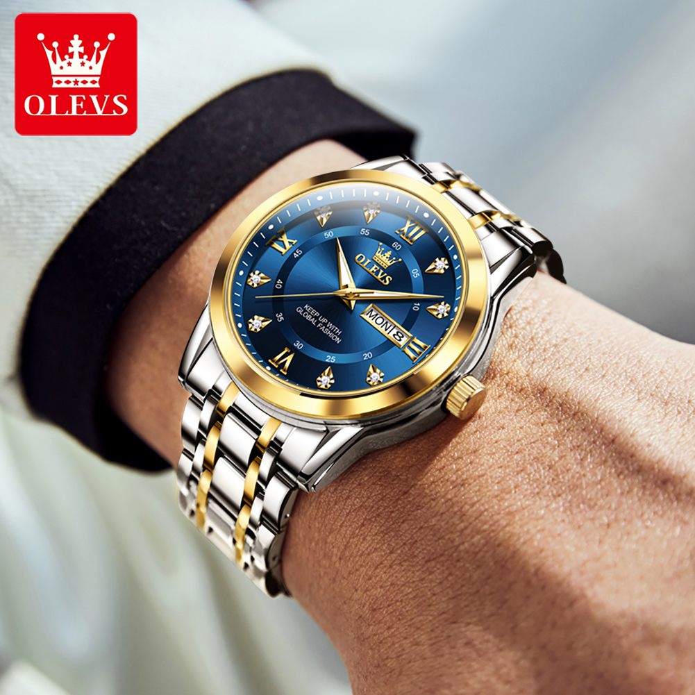 OLEVS Brand Fashion men's watc - Luxury Watch Life ulasan dan harga
