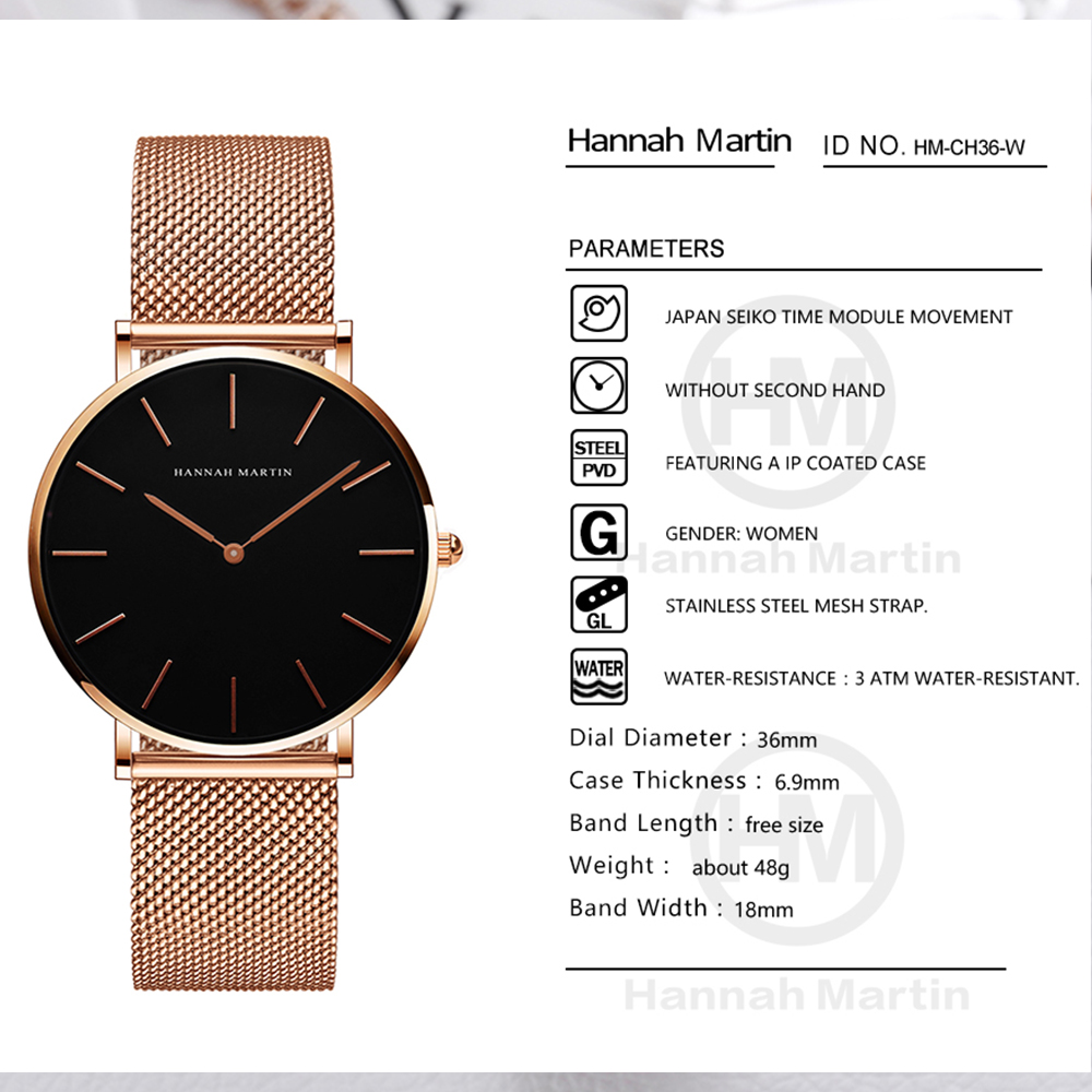 Hannah Martin Top Brand Luxury - Luxury Watch Japan Brand ulasan dan harga