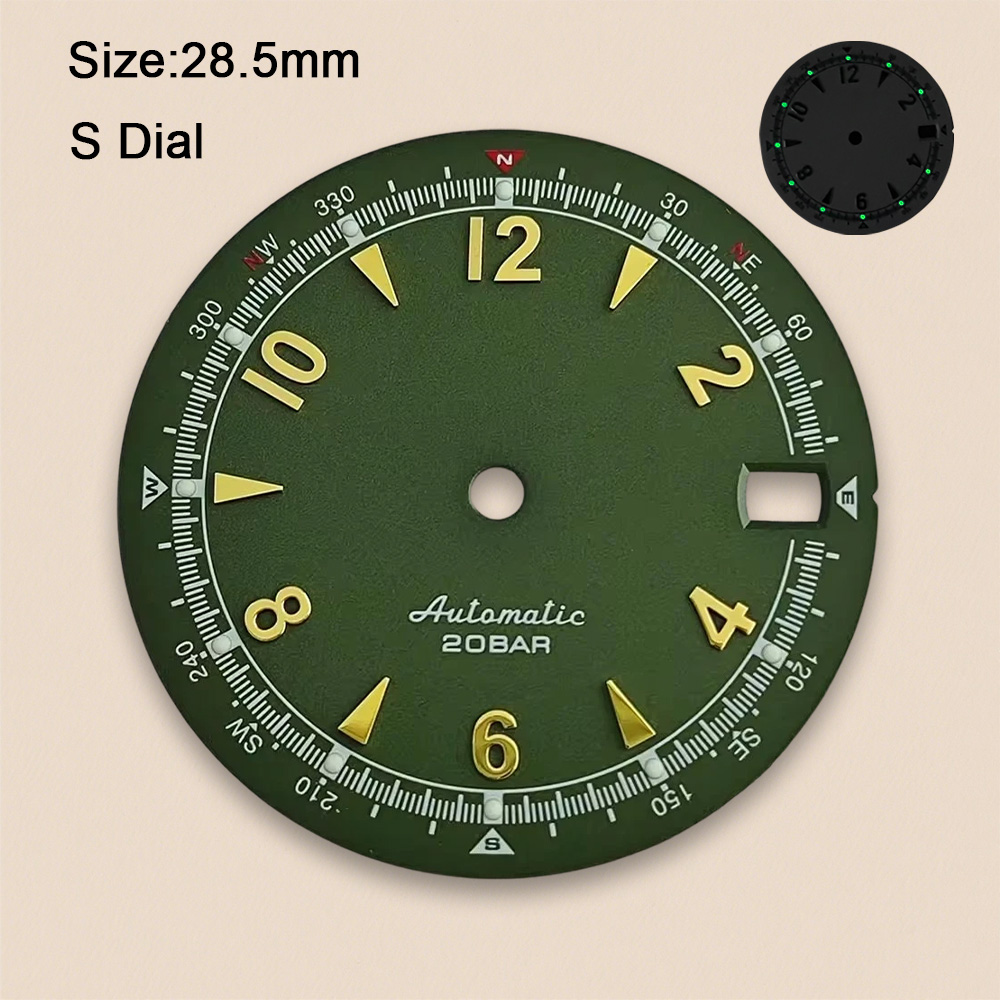 Nh35 Dial S Logo 28.5mm Retro  - Bronze Case Watch ulasan dan harga