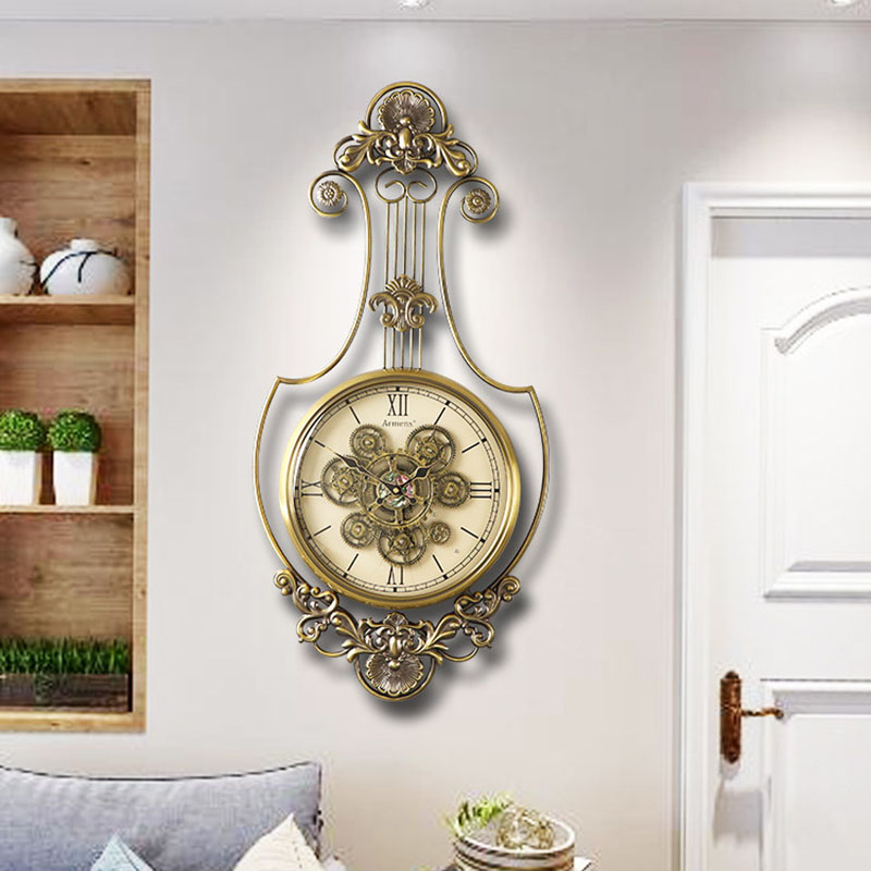 Interior Art Mural Clock Wall  - Luxury Watch Wall Clock ulasan dan harga